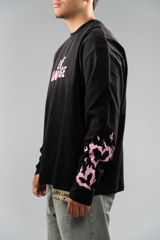 Pink Flames Longsleeve