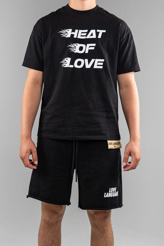 Heat of Love T-shirt Black