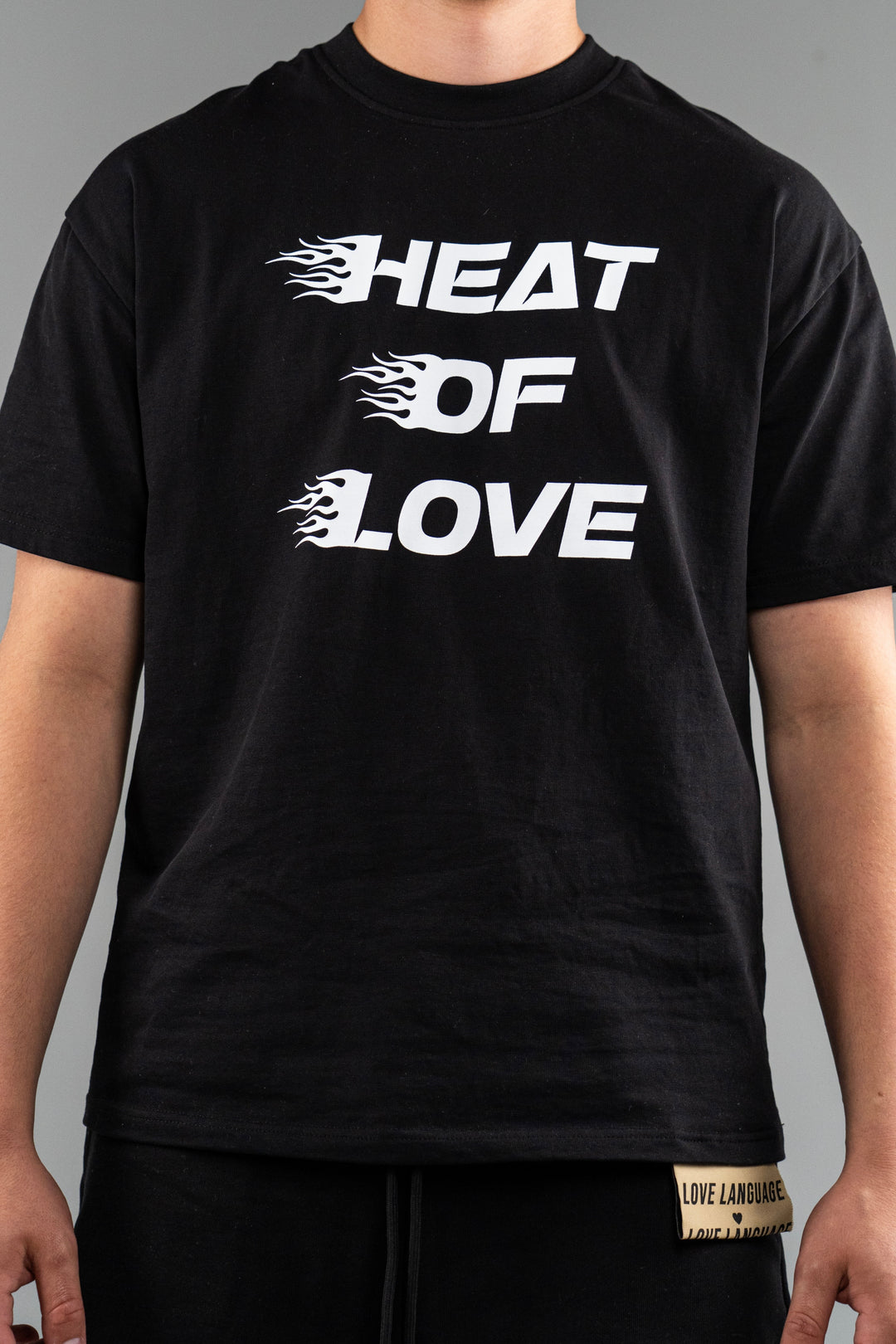 Heat of Love T-shirt Black
