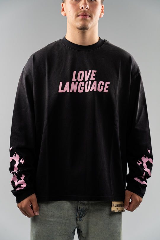 Pink Flames Longsleeve