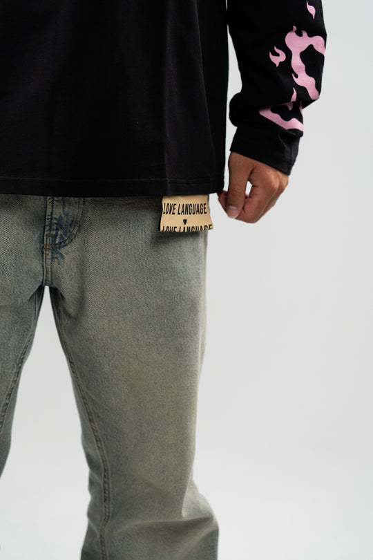 Pink Flames Longsleeve